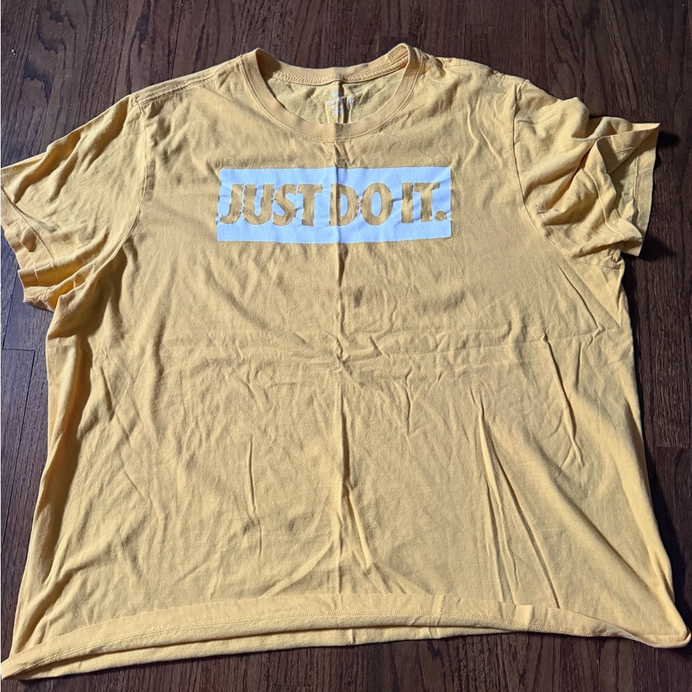 Nike Mustard 'Just Do It' Tee